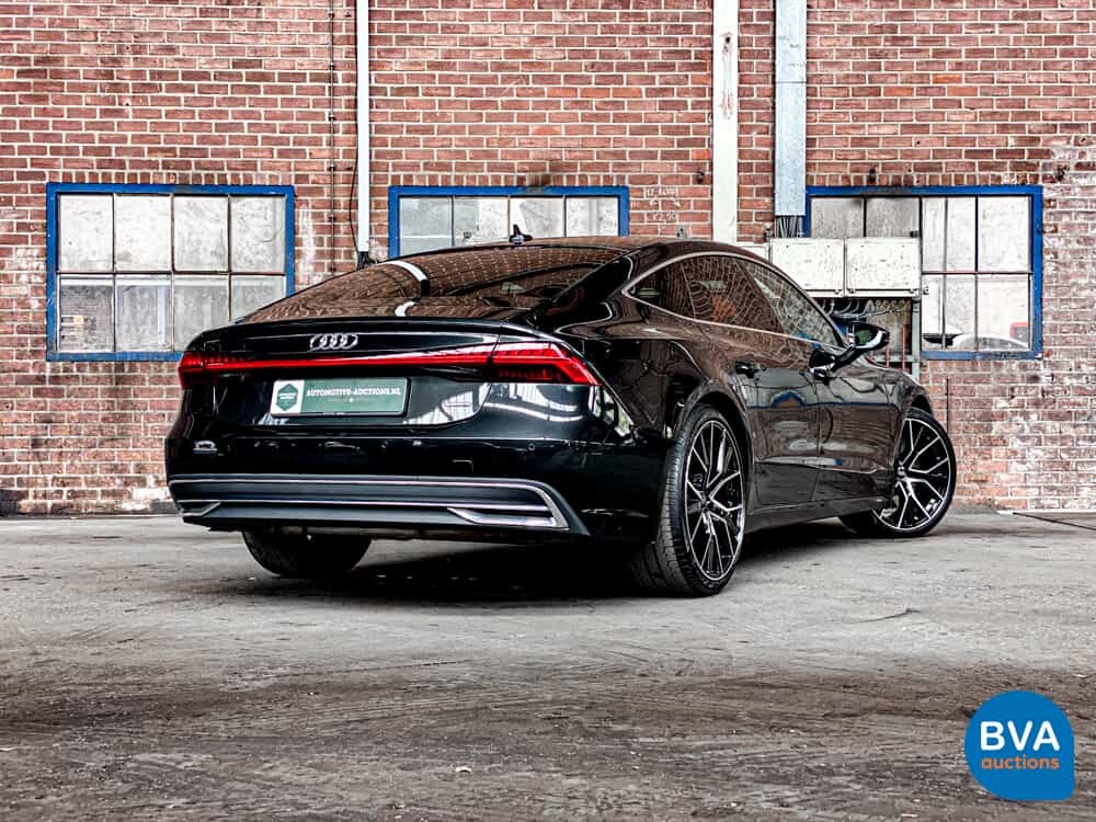 Audi A7 Sportback 55 TFSI 340pk Quattro 2019-MY, NL registration.