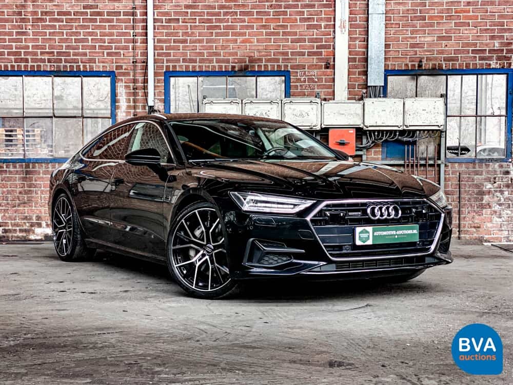 Audi A7 Sportback 55 TFSI 340pk Quattro 2019-MY, NL registration.