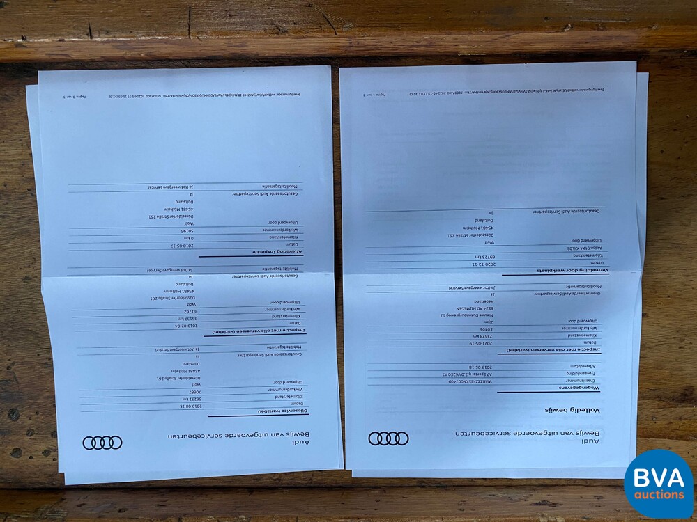 Audi A7 Sportback 55 TFSI 340pk Quattro 2019-MY, NL registration.