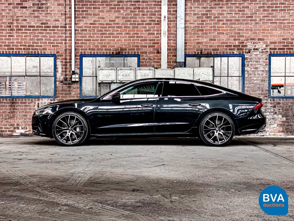 Audi A7 Sportback 55 TFSI 340pk Quattro 2019-MY, NL registration.