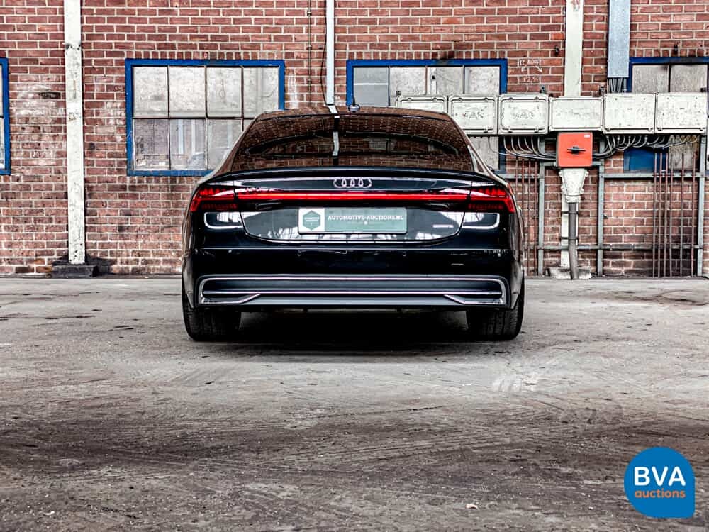 Audi A7 Sportback 55 TFSI 340pk Quattro 2019-MY, NL registration.