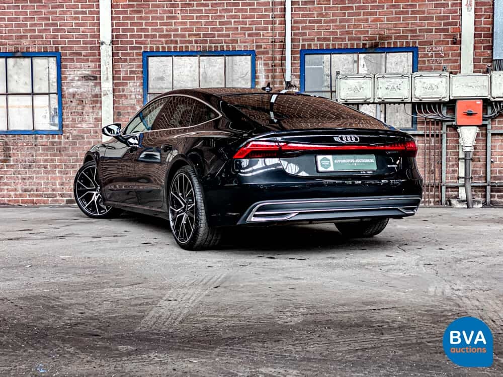 Audi A7 Sportback 55 TFSI 340pk Quattro 2019-MY, NL registration.