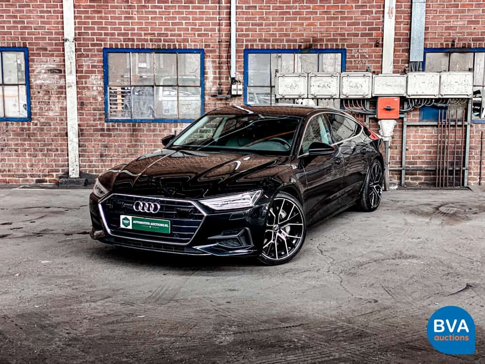 Audi A7 Sportback 55 TFSI 340pk Quattro 2019-MY, NL registration.
