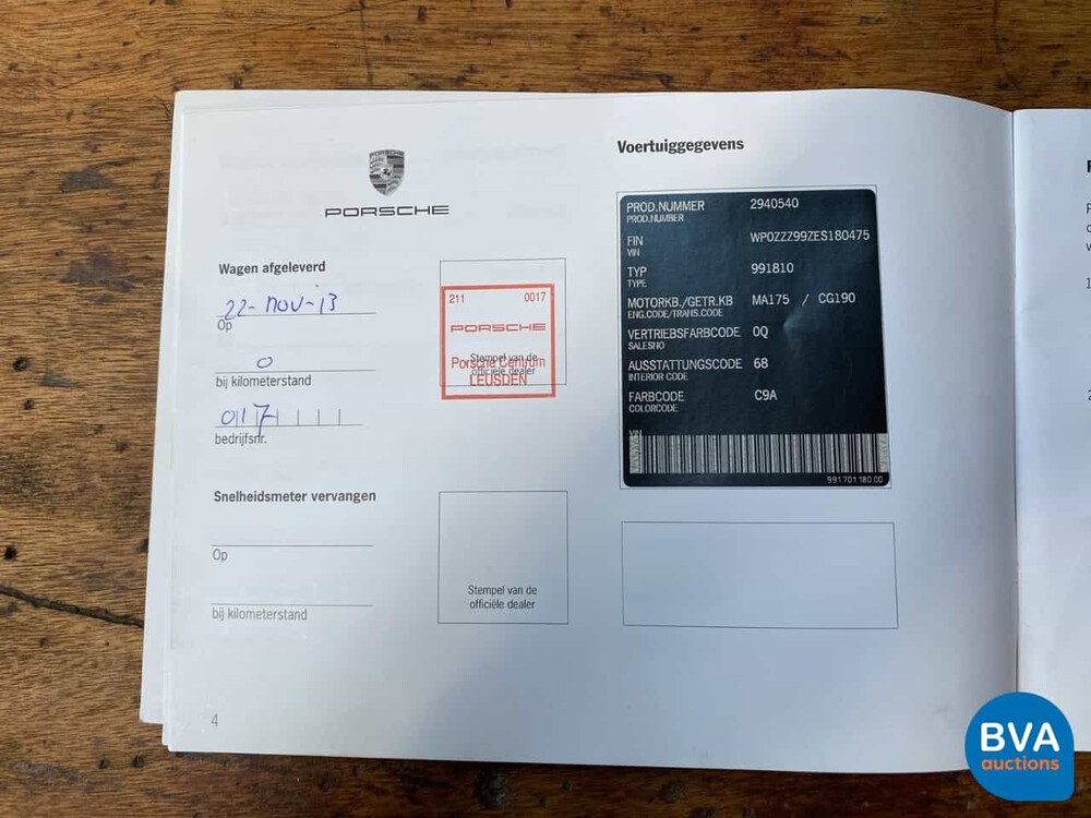 Porsche 911 GT3 991 476hp 2013 3.8 ORG-EN WARRANTY, 3-SRG-88.