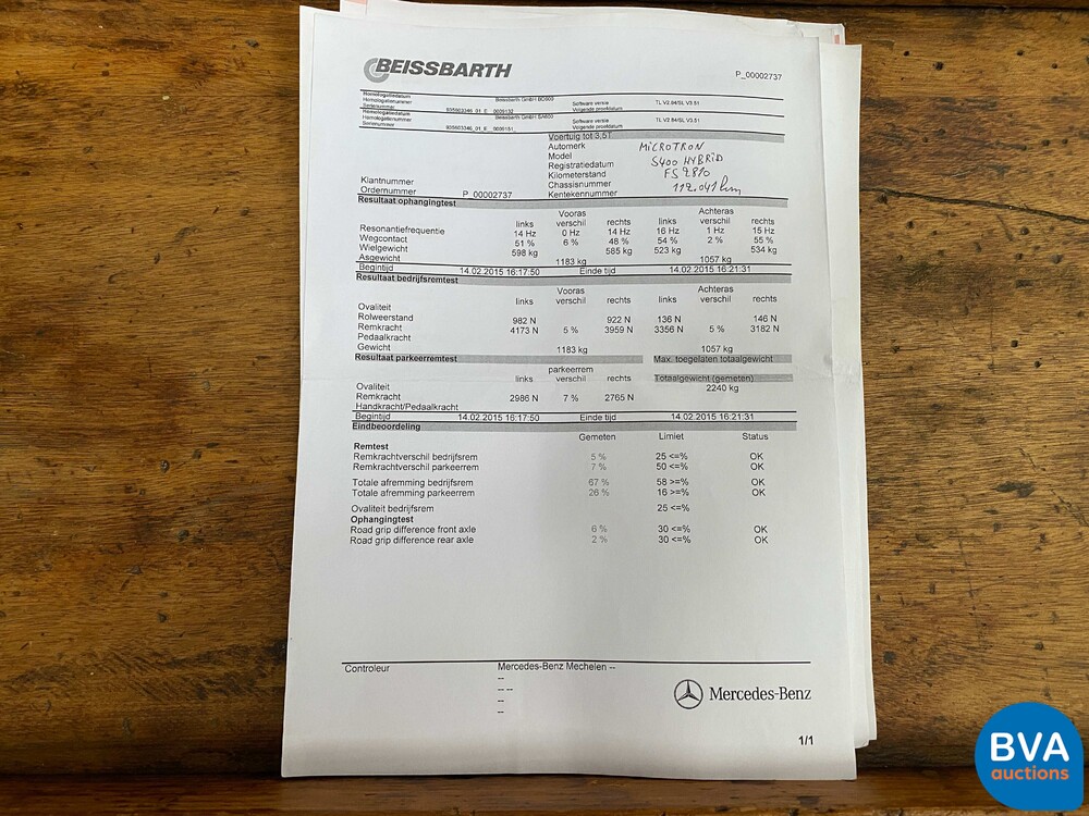 Mercedes-Benz S400 Hybrid AMG Long 279 PS S-Klasse 2010, K-572-NK.