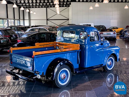 Dodge B Series ZB-52 EX ½ Ton Pick-Up Truck 95hp 1952, BE-42-73.