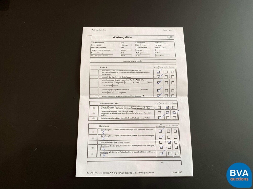 Audi A8 4.2 FSI Quattro Pro Line+ 371 PS 2010, 24-XBG-5.