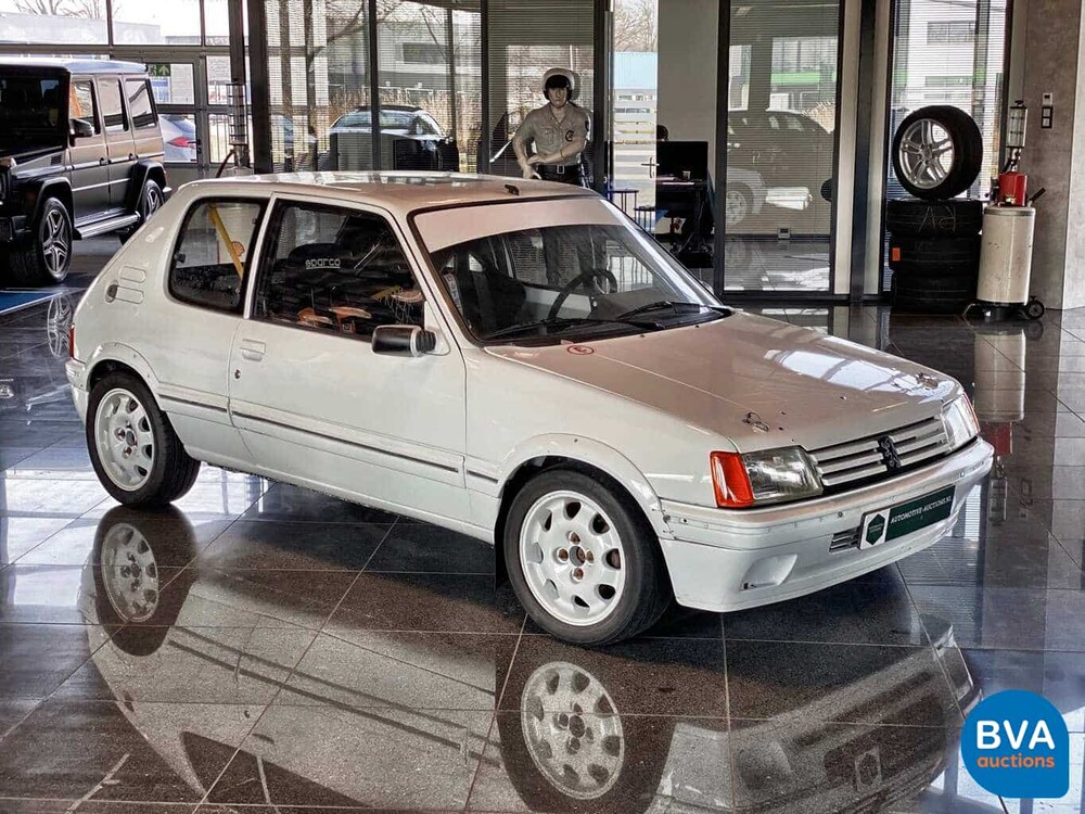 Peugeot 205 1.9 Rallye Rally bereit 101PS 1989 -Original NL-, XJ-03-KY.