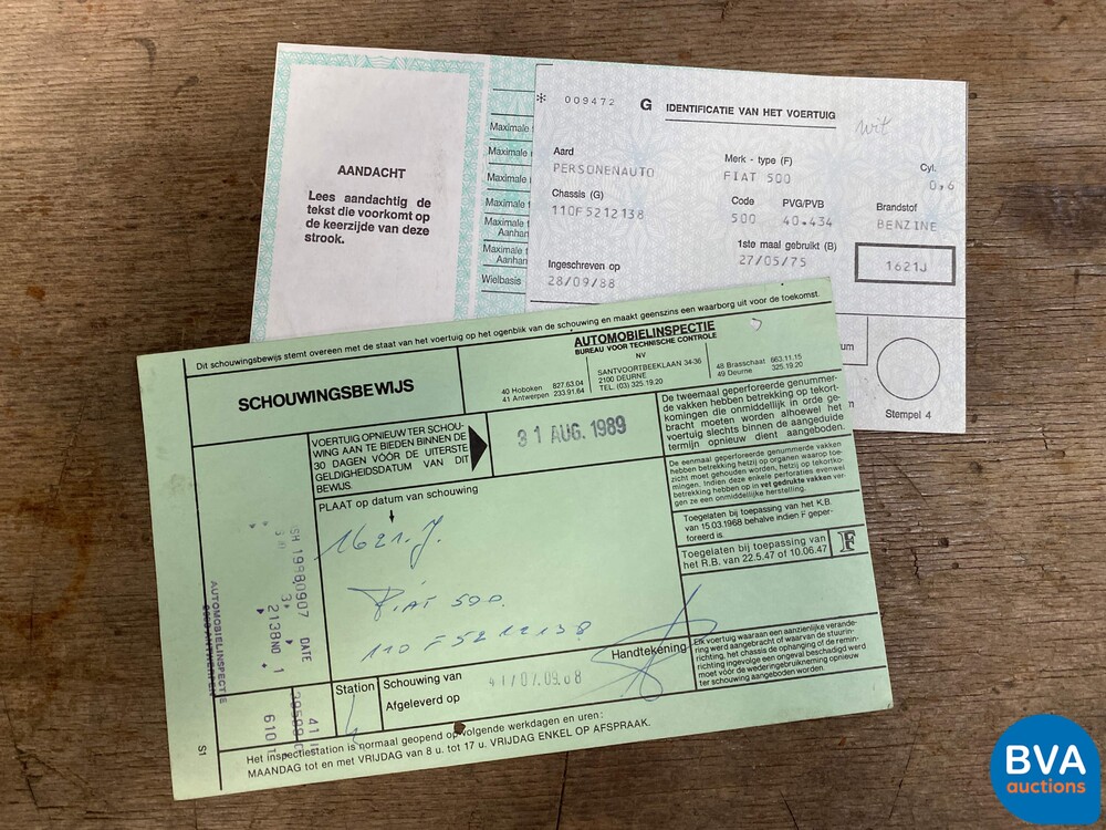 Fiat 500 Schuurvondst Barnfind 1975