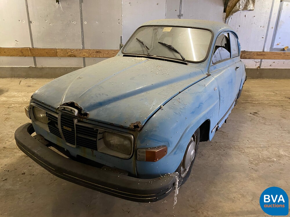 Saab 96 L 1.5 V4 Schuurvondst Barnfind -Origineel NL- 1976, 43-ZU-17