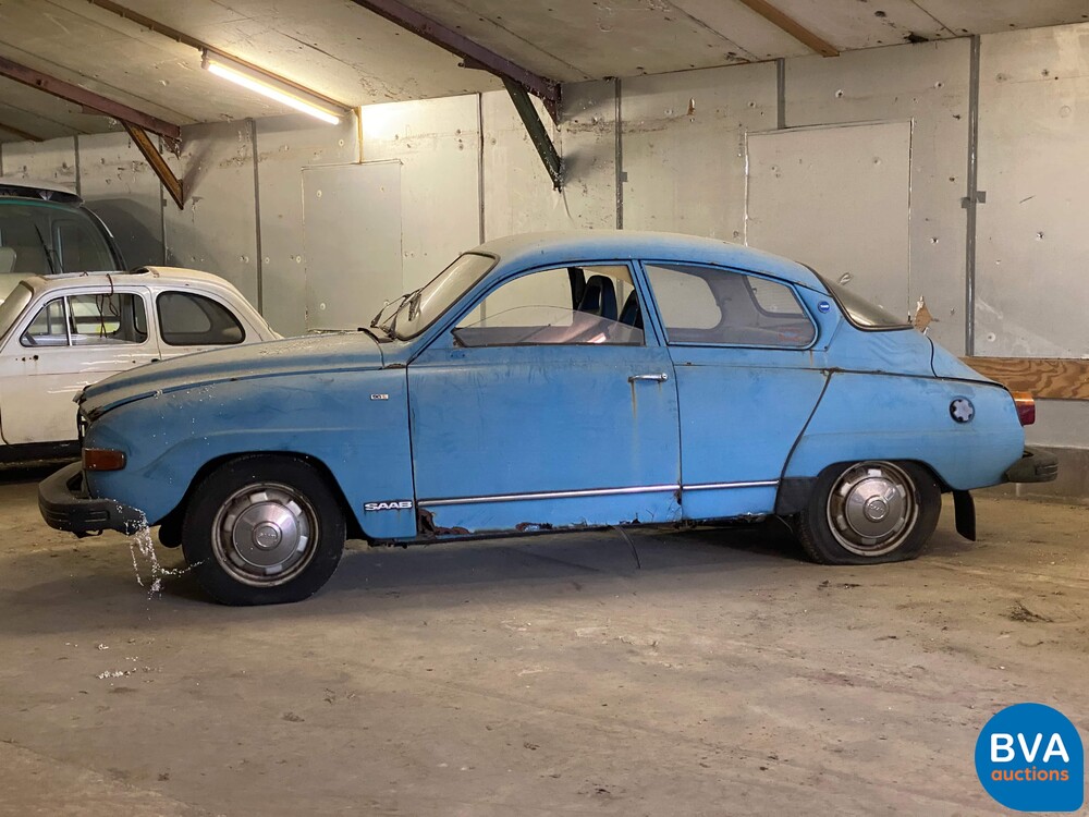 Saab 96 L 1.5 V4 Schuurvondst Barnfind -Origineel NL- 1976, 43-ZU-17