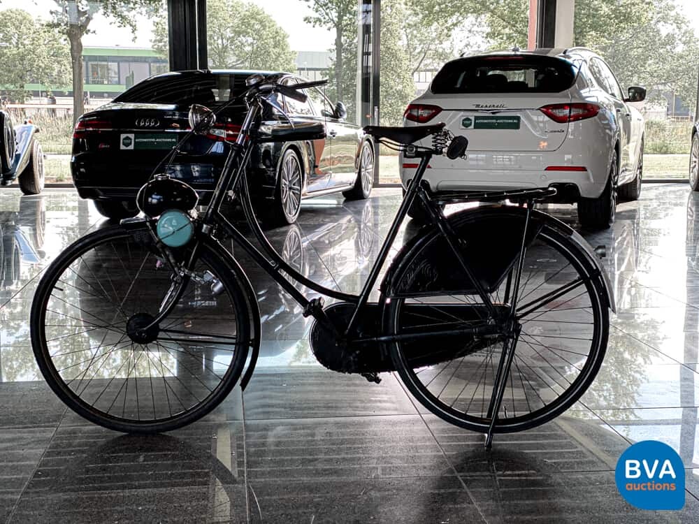 Berini Egg Fongers Motorfahrrad 1940.