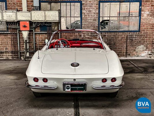 Chevrolet Corvette C1 Convertible V8 Handgeschakeld 283 230pk 1961, DZ-97-56