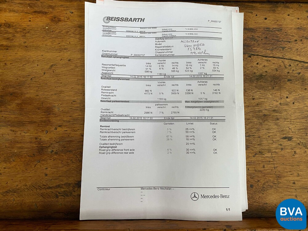 Mercedes-Benz S400 Hybrid AMG Long 279hp S-Class 2010, K-572-NK.