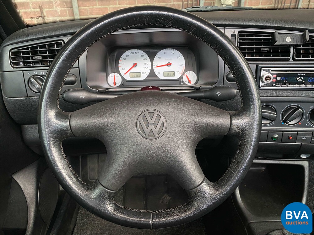 Volkswagen Golf 1.8 Cabriolet -Original Dutch- 1997, PX-ZB-77.