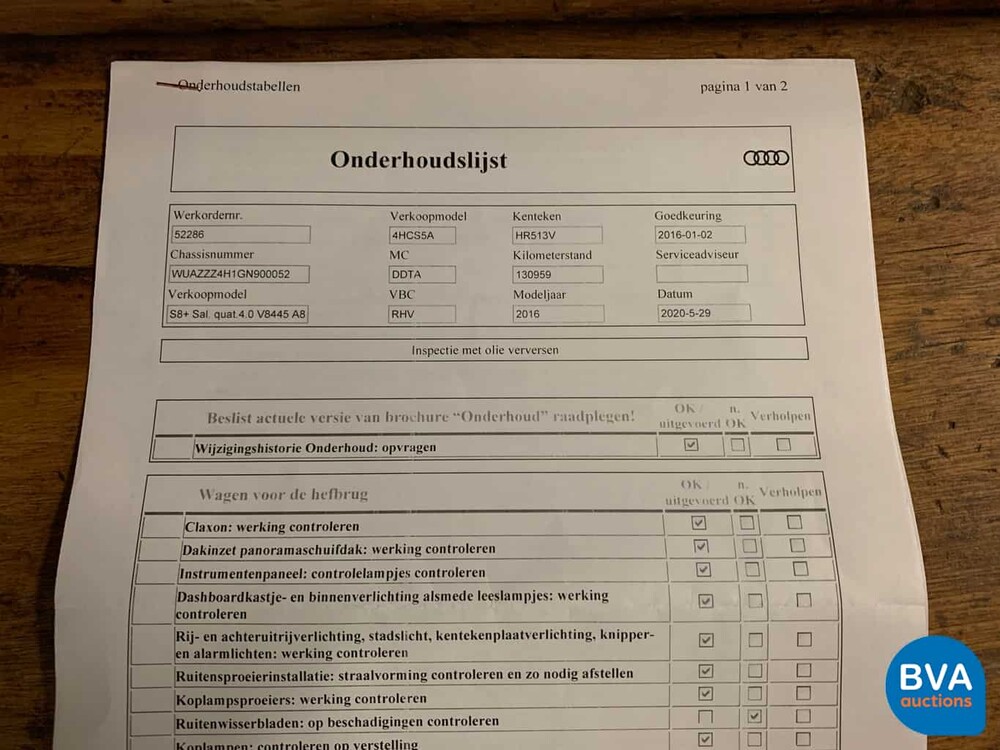 Audi S8 PLUS 4.0 TFSI plus Quattro 605pk 2016 Ceramic Facelift.