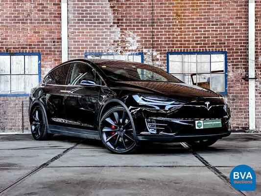 Tesla Model X 100D EV 418pk 4WD 7-Person 2018 ORG-NL, SZ-162-B.
