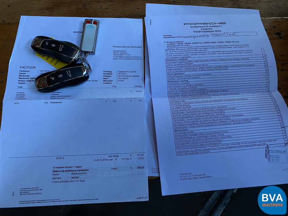 Porsche Cayenne S3.0 E-Hybrid 416pk 2015 Hybrid ORG-NL, HF-547-H.