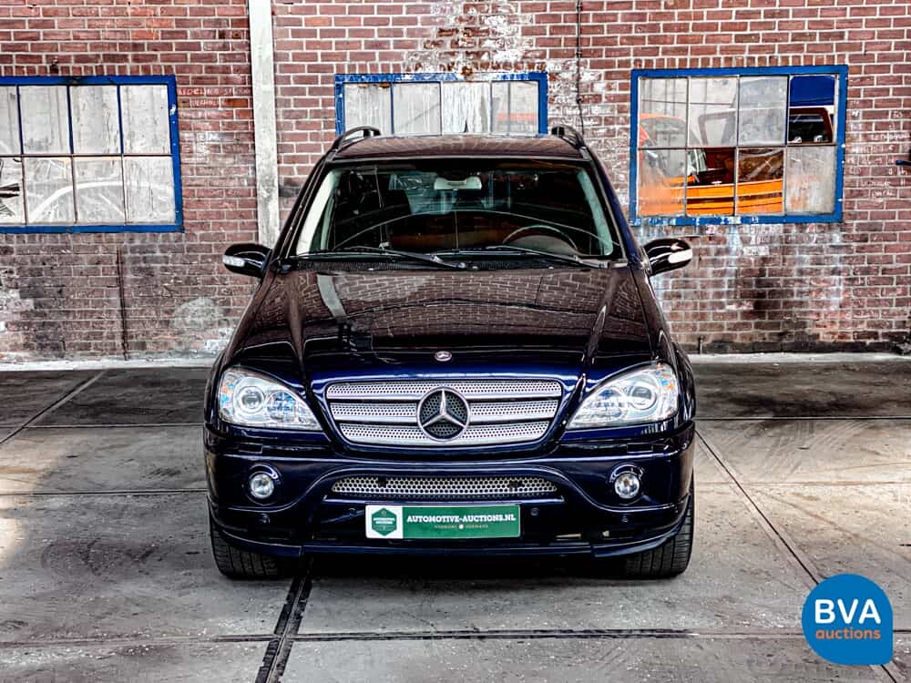 Mercedes-Benz ML270 CDI Gray License Plate M-Class 2002 -Org. NL-, 49-BF-VP.