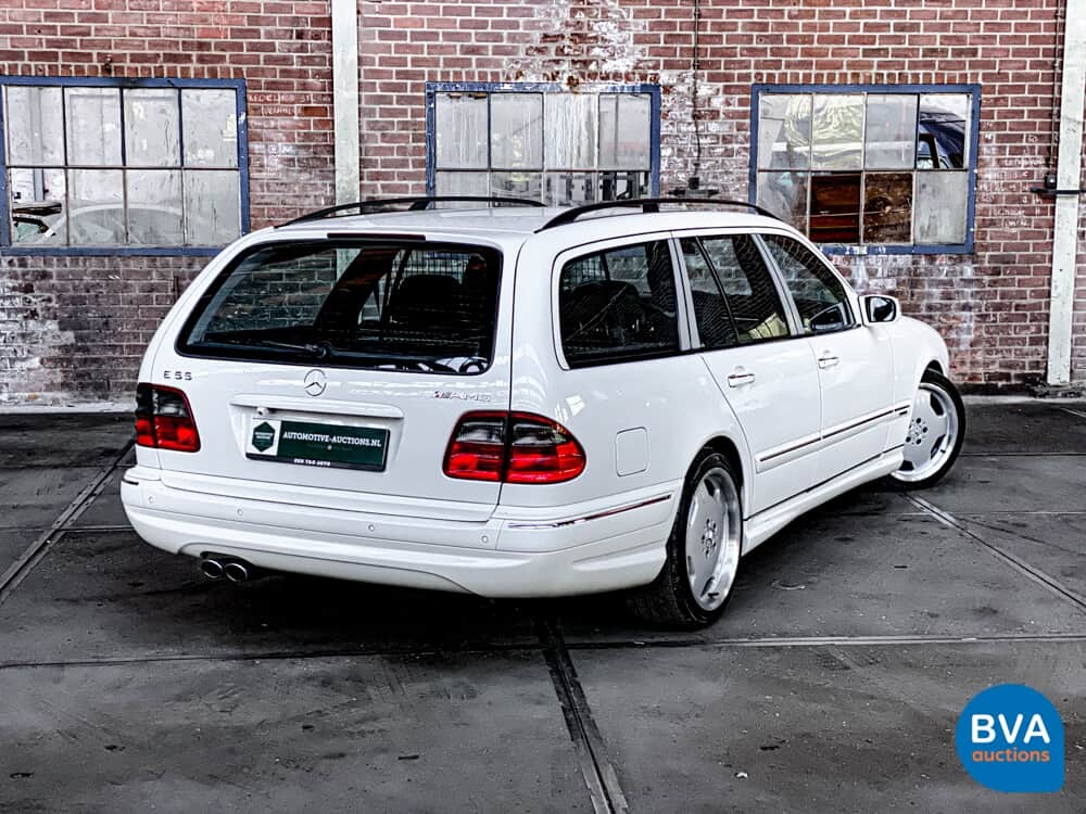 Mercedes Benz E55 AMG Combi 5.4 V8 354pk E-Class 2002 -YOUNGTIMER-, K-833-NL.