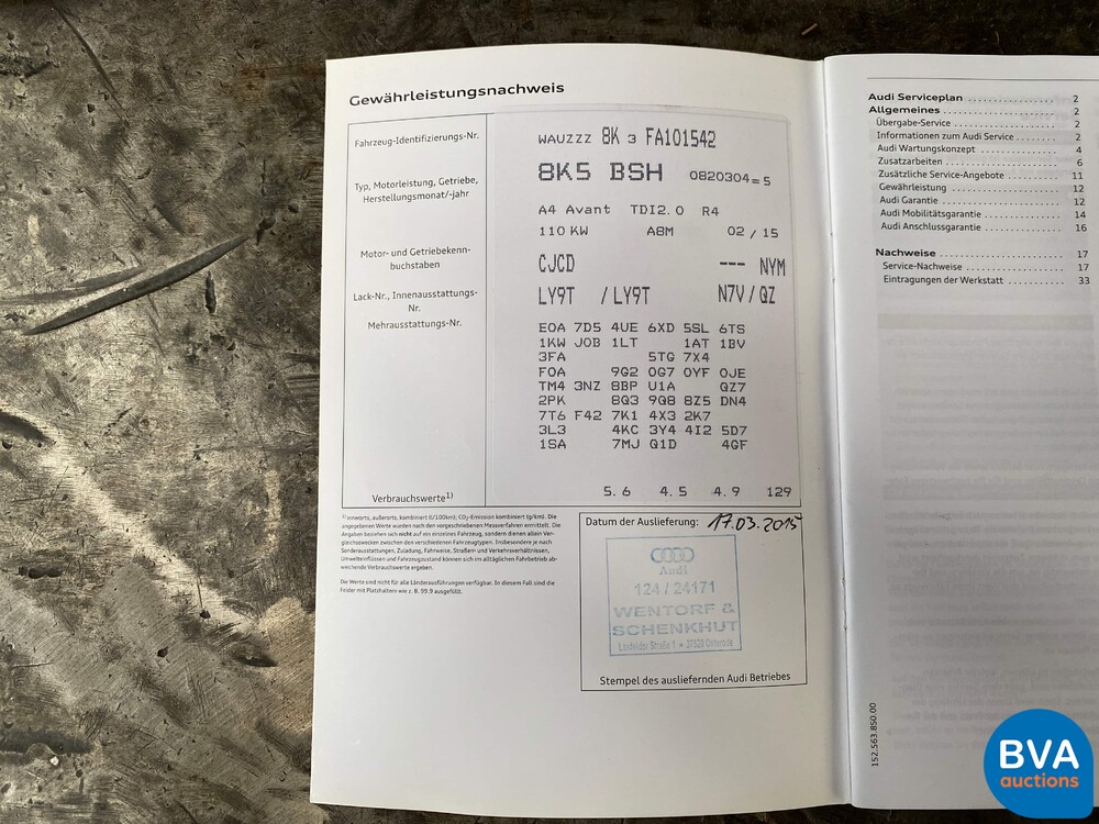 Audi A4 Avant 2.0 TDI S-Line Automatic 140hp 2014.