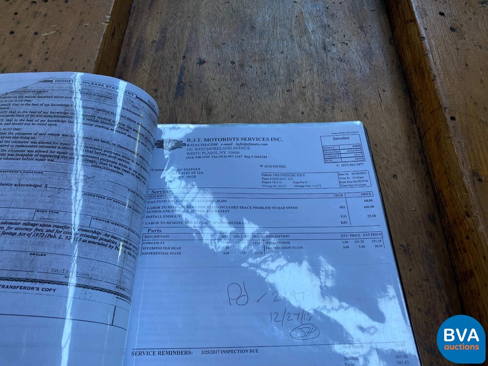 Porsche 928 S 4.7 V8 1984