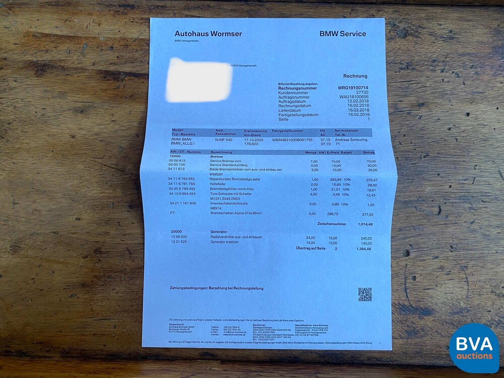 BMW Alpina B5 E60 4.4 V8 500PK/700nm Sedan 2005 Youngtimer, NL-kenteken