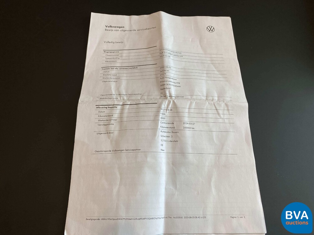 Volkswagen Golf 2.0 TSI GTI Performance 2019 -WARRANTY-, G-914-TT.