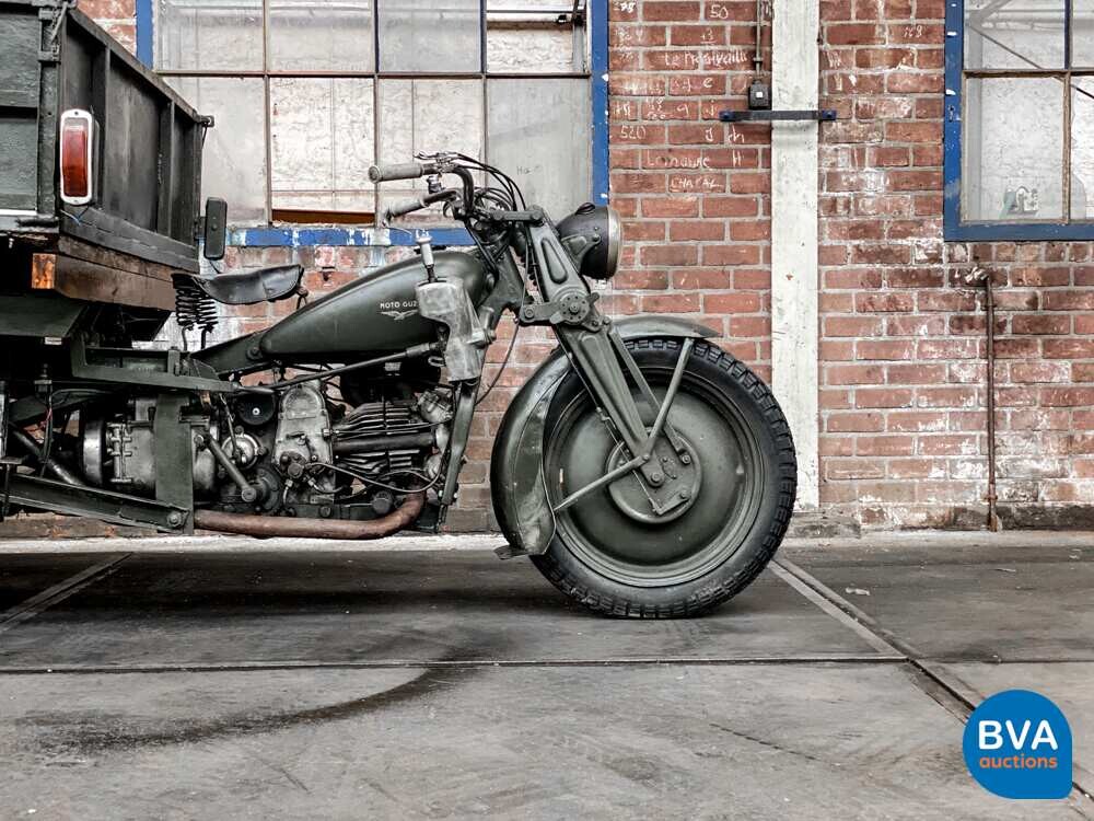 Moto Guzzi Ercole 500cc Hydraulische Kipper Groen 1961