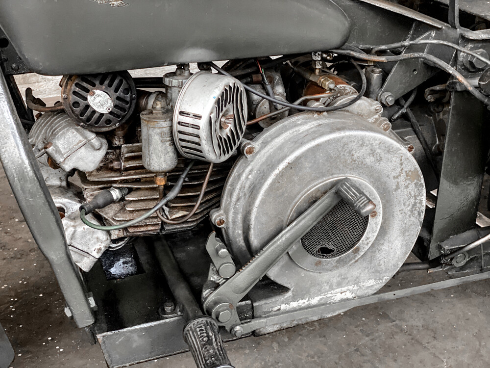 Moto Guzzi Ercole 500cc Hydraulische Kipper Groen 1961