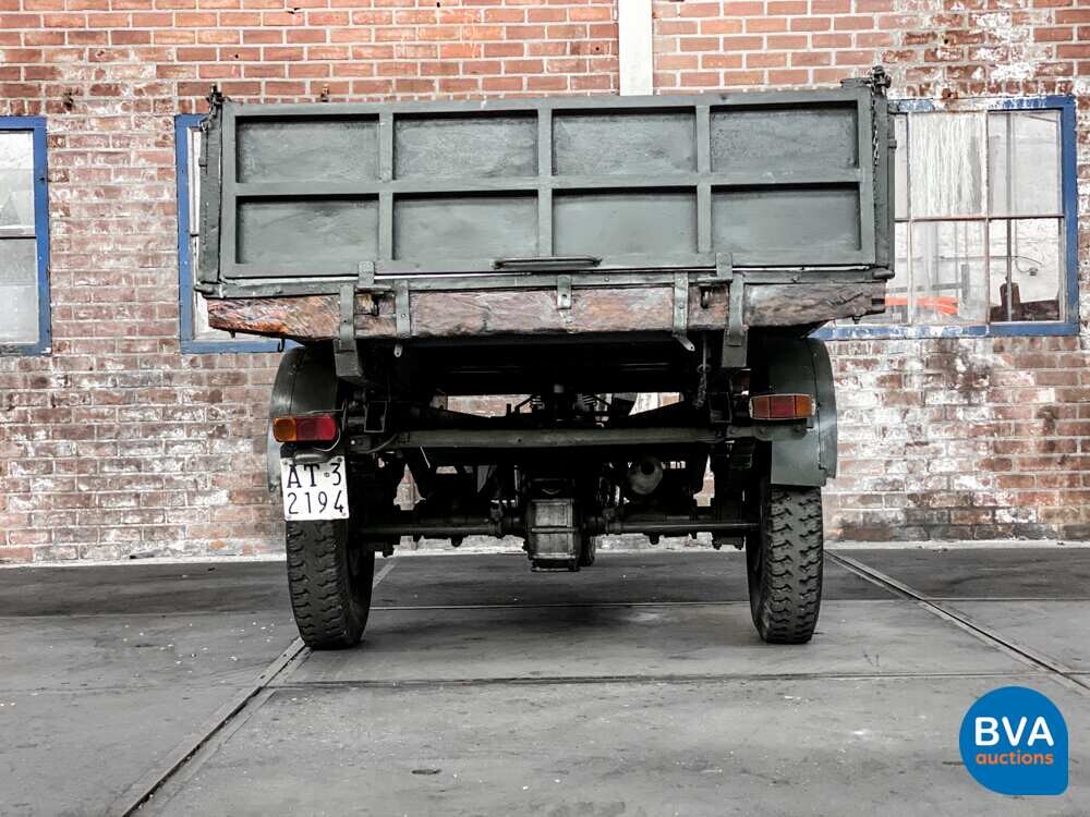 Moto Guzzi Ercole 500cc Hydraulische Kipper Groen 1961