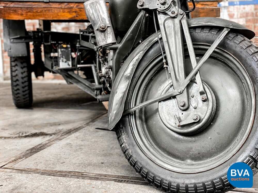 Moto Guzzi Ercole 500cc Hydraulische Kipper Groen 1961