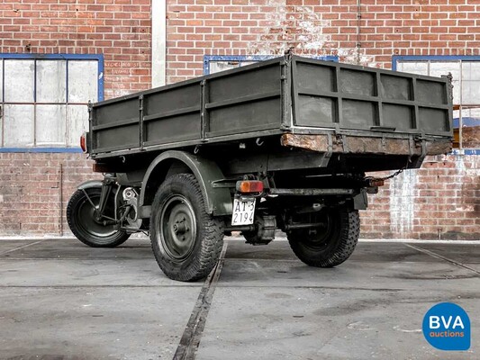 Moto Guzzi Ercole 500cc Hydraulic Tipper Green 1961.