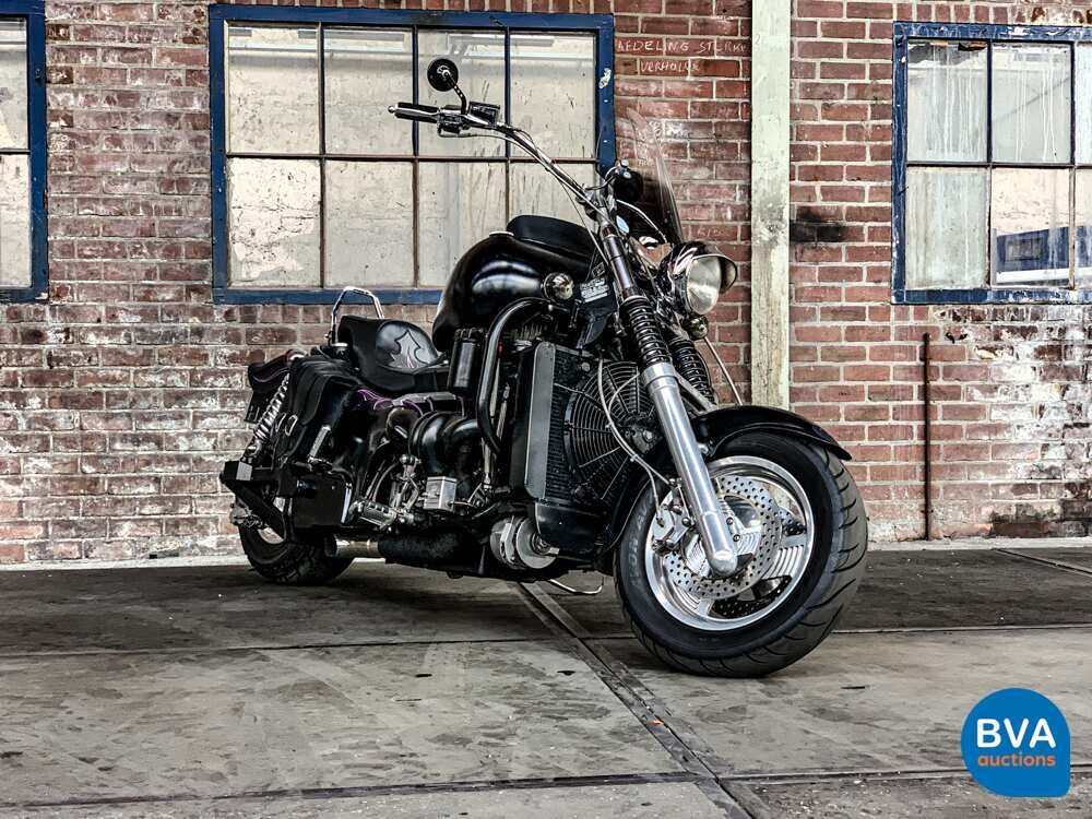 Custom Boss Hoss Chopper 5.7 V8 with Trailer 200hp Motorcycle 1997, 65-MK-GH.