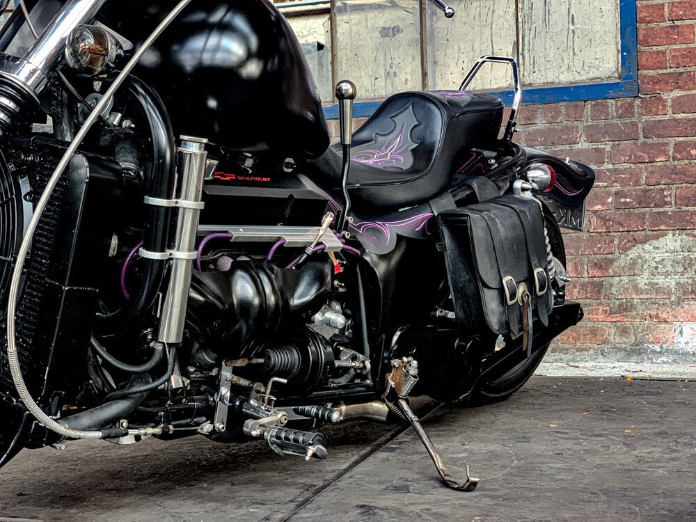 Custom Boss Hoss Chopper 5.7 V8 with Trailer 200hp Motorcycle 1997, 65-MK-GH.