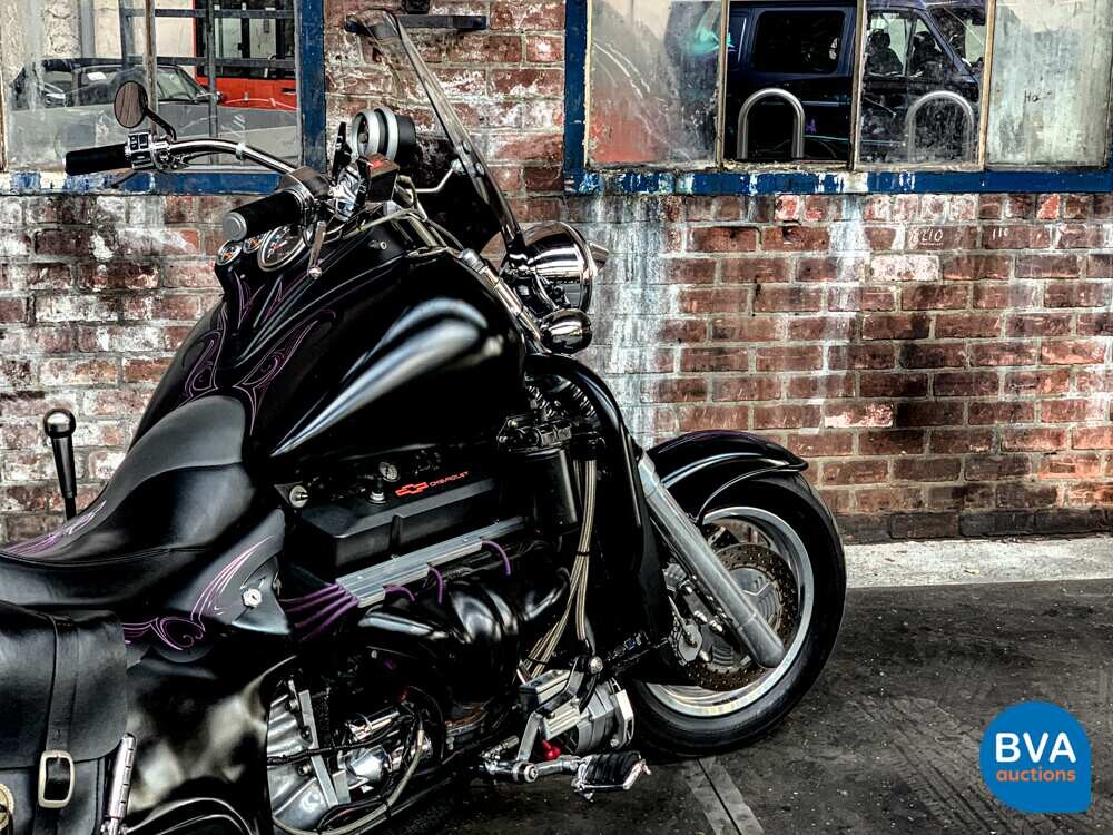Custom Boss Hoss Chopper 5.7 V8 with Trailer 200hp Motorcycle 1997, 65-MK-GH.