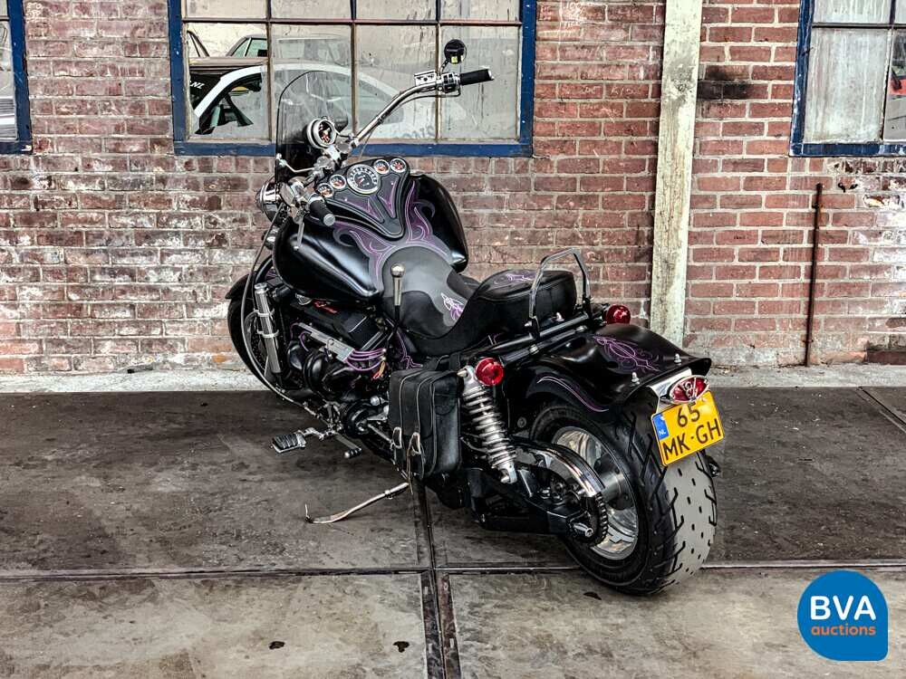 Custom Boss Hoss Chopper 5.7 V8 with Trailer 200hp Motorcycle 1997, 65-MK-GH.