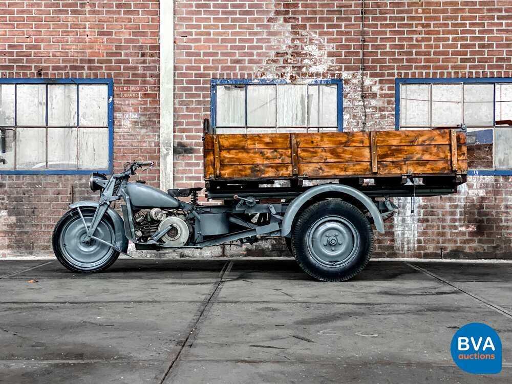 Moto Guzzi Ercole 500cc Mechanische Kipper Grijs