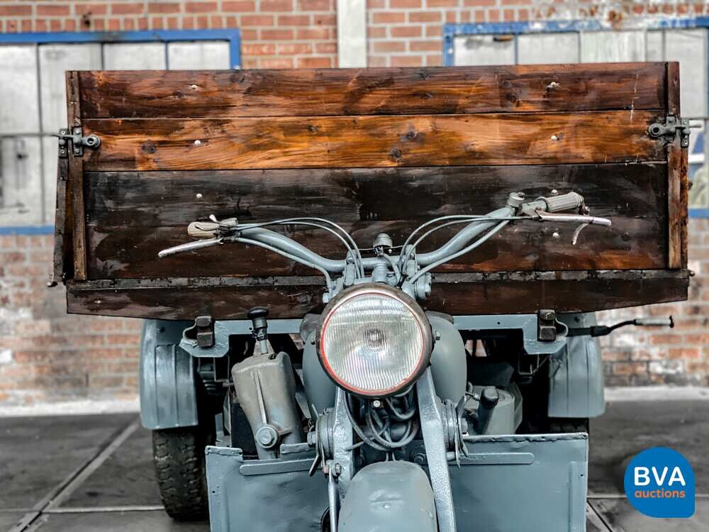 Moto Guzzi Ercole 500cc Mechanische Kipper Grijs