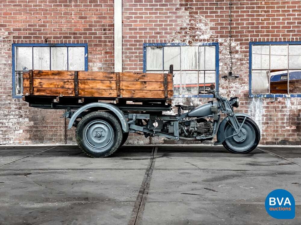 Moto Guzzi Ercole 500cc Mechanische Kipper Grijs