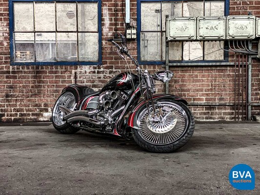 Harley Davidson Custom FXST 2004 Softail Springer Classic Motorcycle.