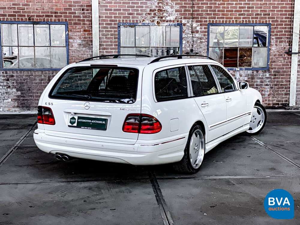 Mercedes-Benz E55 AMG Kombi 5.4 V8 354pk E-Klasse 2002 -YOUNGTIMER-, K-833-NL.