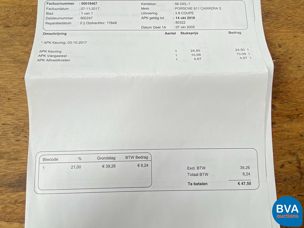 Porsche 911 Carrera Sport-Chrono 355pk 2005 -GT2 Look-, 56-GKL-1.