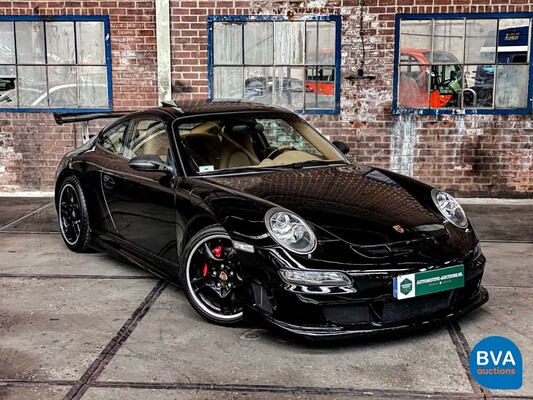 Porsche 911 Carrera Sport-Chrono 355pk 2005 -GT2 Look-, 56-GKL-1