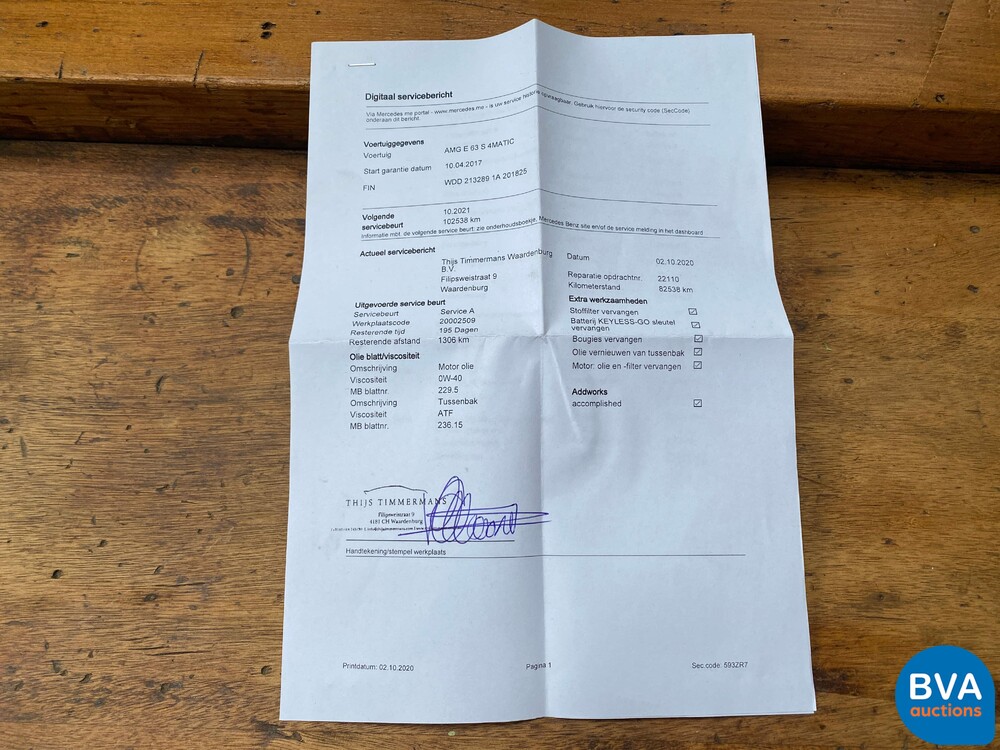 Mercedes-Benz E63s AMG Designo EDITION-1 4Matic Estate 612pk E-CLASS 2018-MY, TV-796-G.