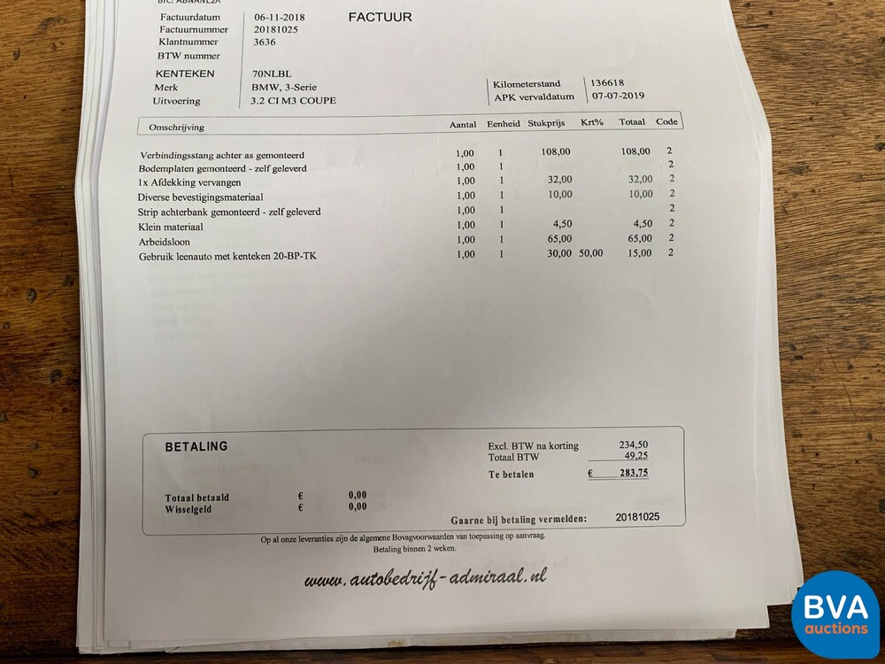 BMW M3 Coupe 3.2 343pk 3-Series Manual 2001 Youngtimer, 70-NL-BL.