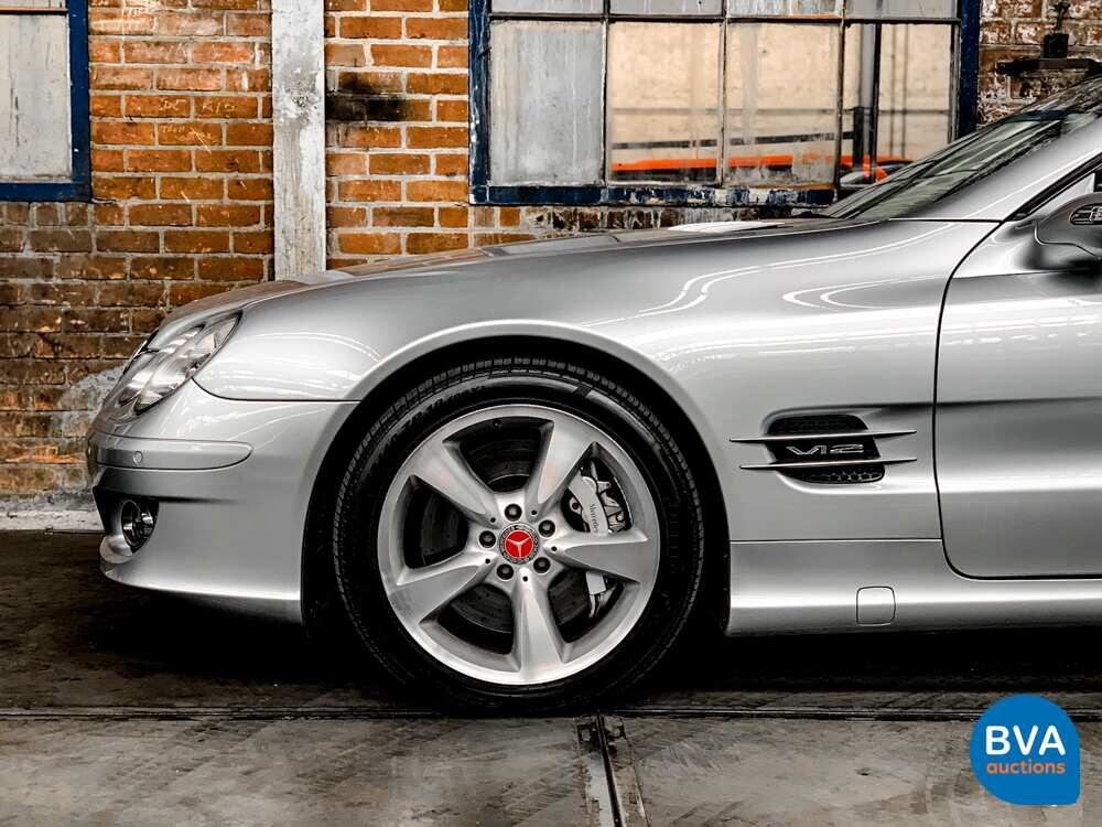 Mercedes Benz SL600 5.5 V12 Bi-Turbo M275 517pk Roadster SL-Class 2007.