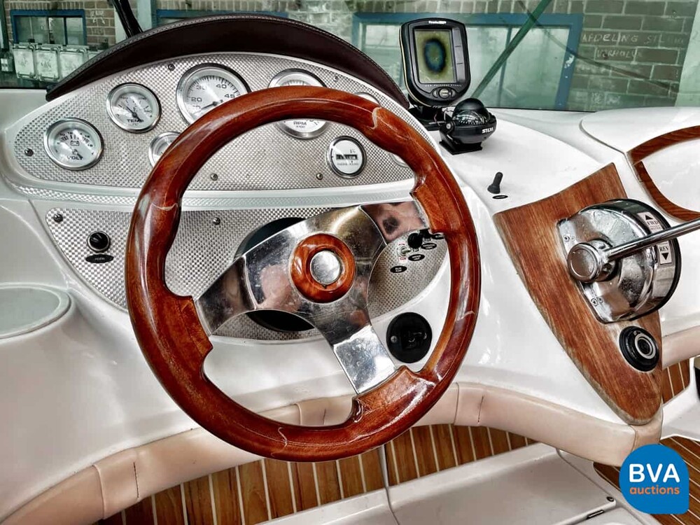 Quicksilver Classic 20 Mercruiser MPI 235hp (RIVA BOESCH Shape) Speedboat Trailer 2021.