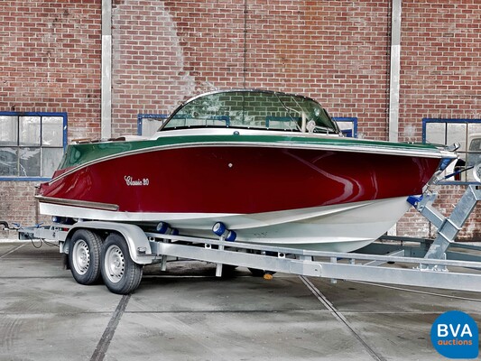 Quicksilver Classic 20 Mercruiser MPI 235pk (RIVA BOESCH Shape) Speedboot Trailer 2021