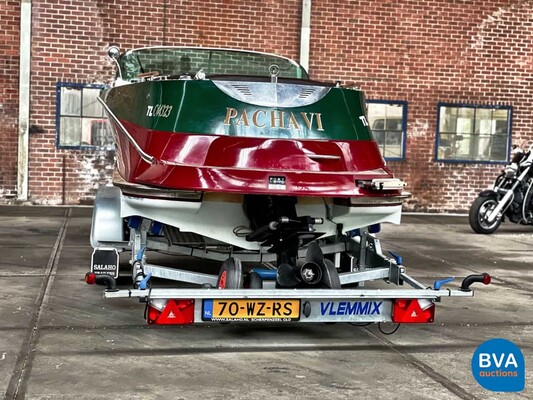 Quicksilver Classic 20 Mercruiser MPI 235hp (RIVA BOESCH Shape) Speedboat Trailer 2021.